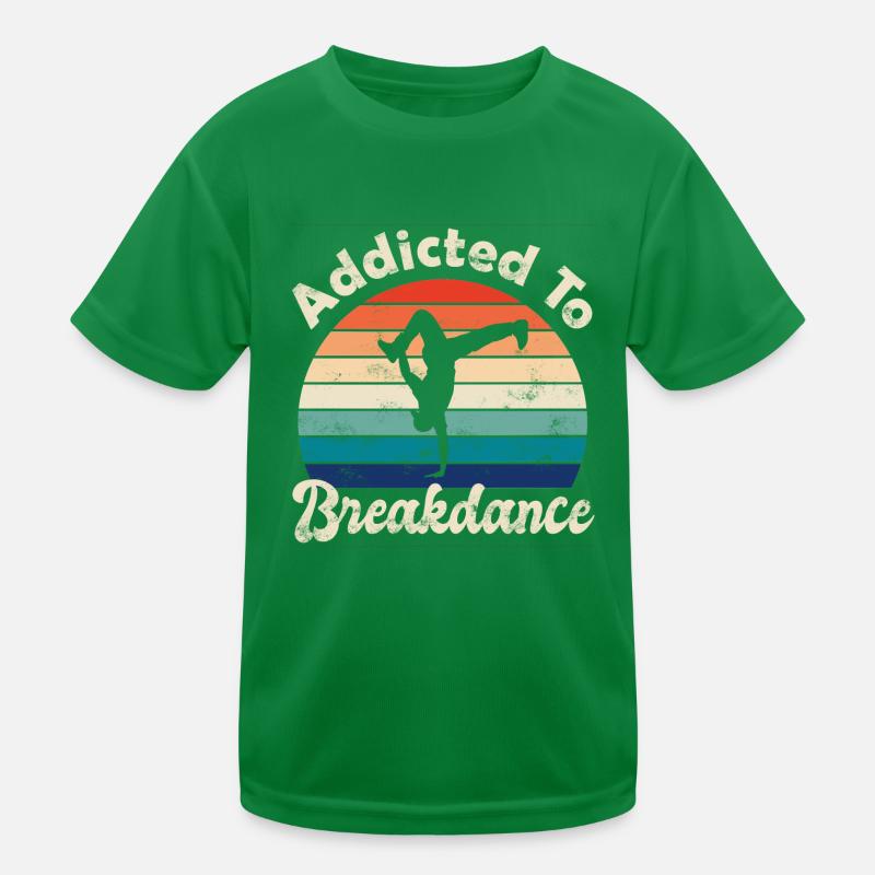 Breakdance Kinder Funktions-T-Shirt