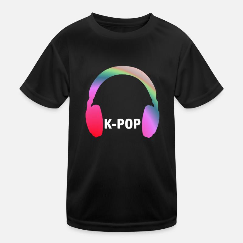 Kpop Merch Musique pop coréenne Style K-Pop T-shirt sport Enfant