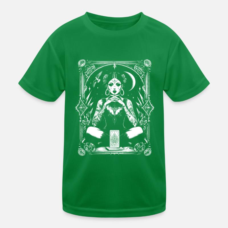 Victorian Tarot Chart Kids Functional T-Shirt