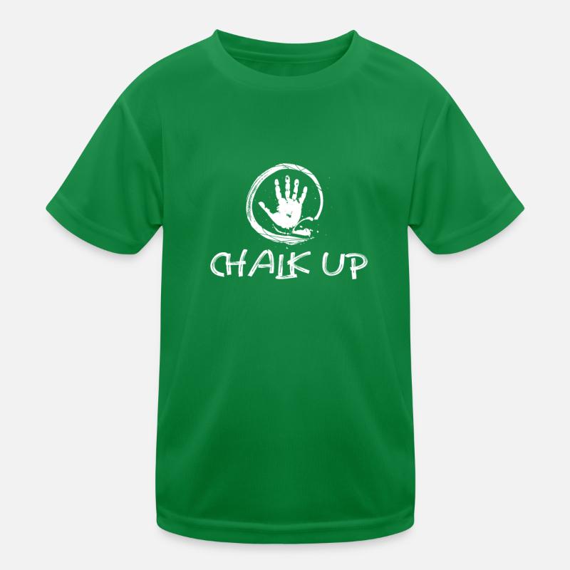 Bouldern Klettern Kinder Funktions-T-Shirt