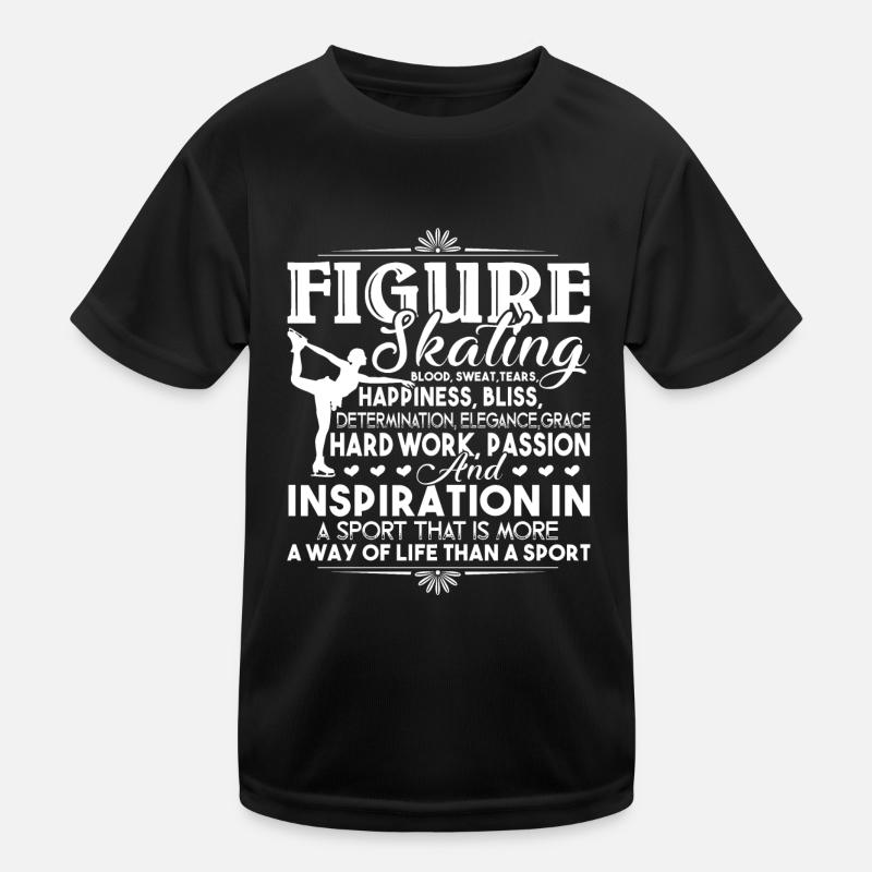Figure Skating Things About Figure Skating Kids Functional T-Shirt