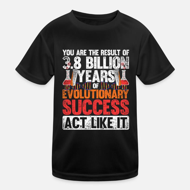 Biologie Evolution Kinder Funktions-T-Shirt