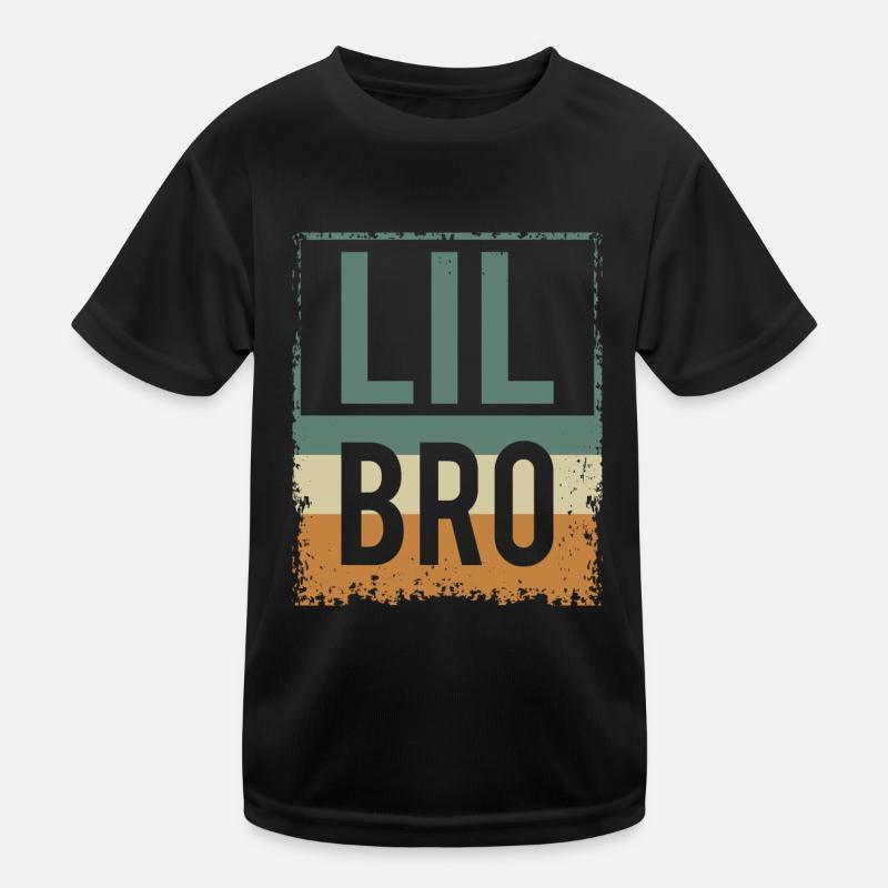 Lil Bro - Little younger brother - sibling Kids Functional T-Shirt