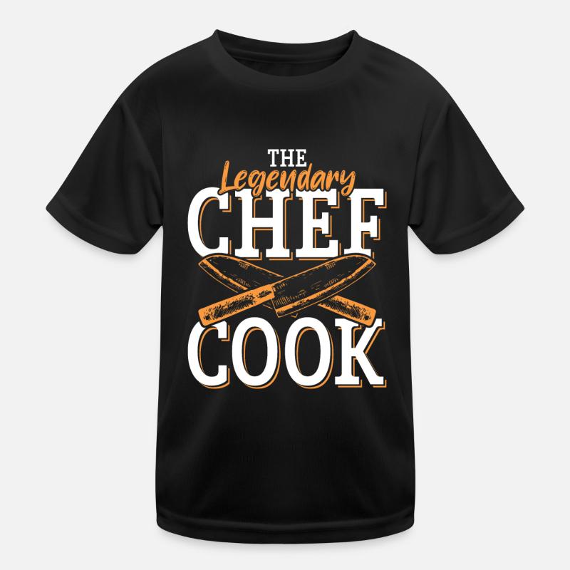 chefkoch koch kochen spruch Kinder Funktions-T-Shirt
