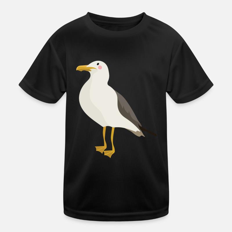 Seagull - Kids Functional T-Shirt - black