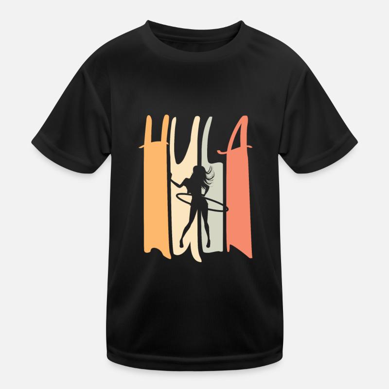 Women's Hulahoop Training Hula Hupp Sport Huller Kids Functional T-Shirt