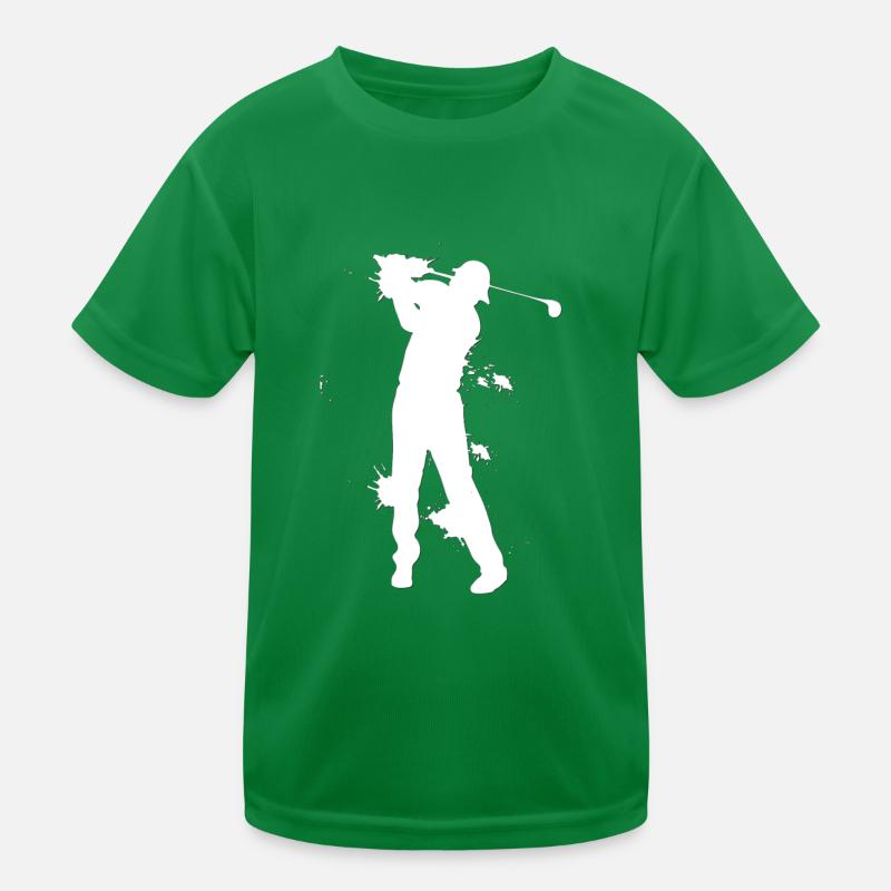 Golfers golf tee Kids Functional T-Shirt