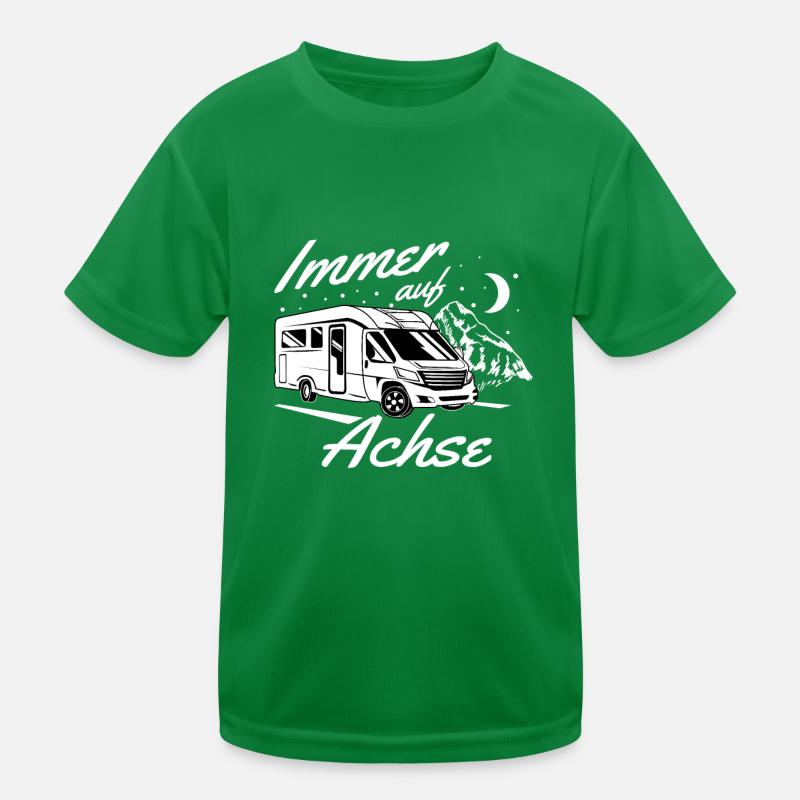 Camping Camping RV Toujours sur l’axe T-shirt sport Enfant