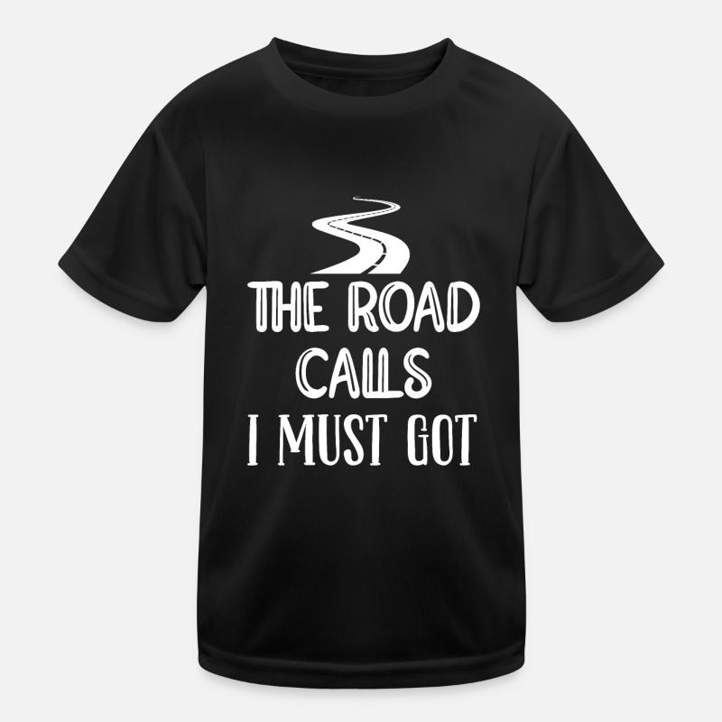 Asphalt builder road builder Kids Functional T-Shirt