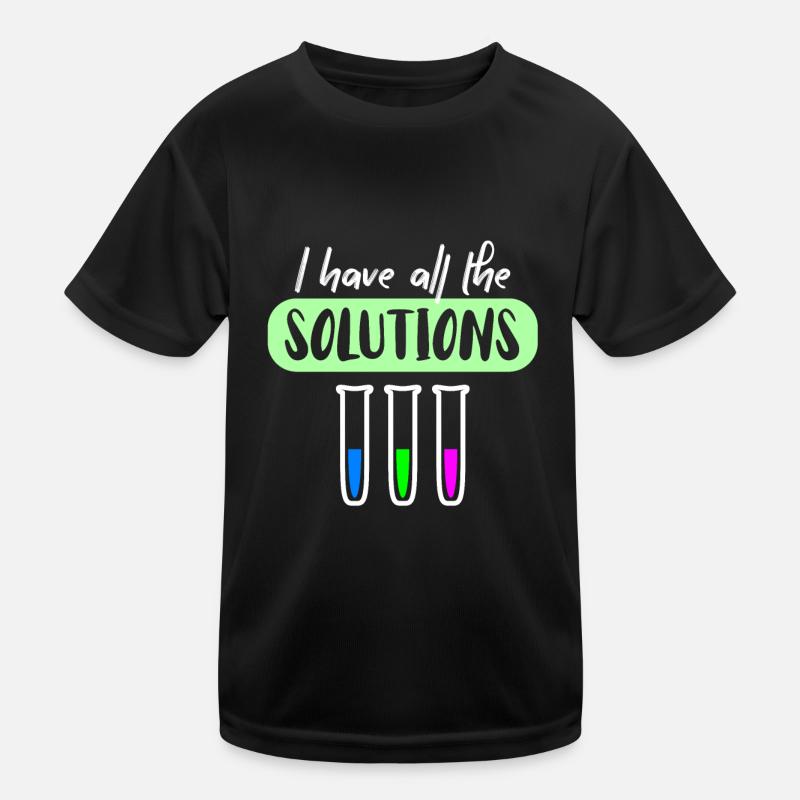 Chemiker Kinder Funktions-T-Shirt