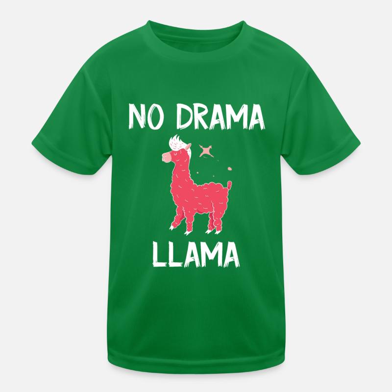 Lama Llama Alpaca Kids Functional T-Shirt