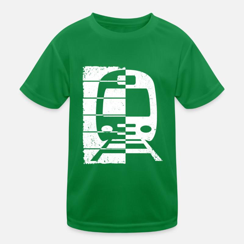 Train Railway Railway Trains Train drivers Kids Functional T-Shirt