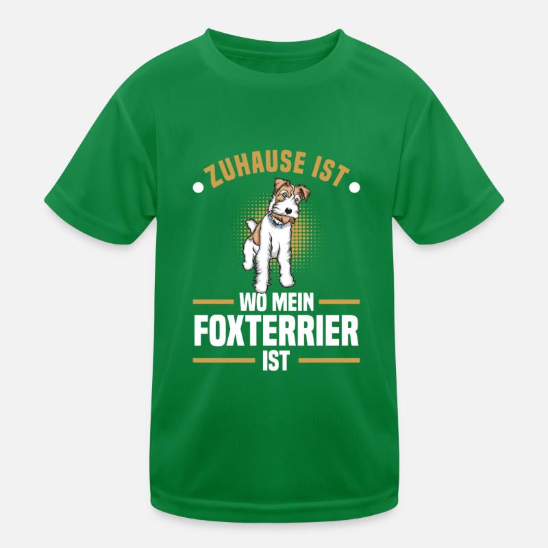 Foxterrier Drahthaar | Foxterrier Kinder Funktions-T-Shirt