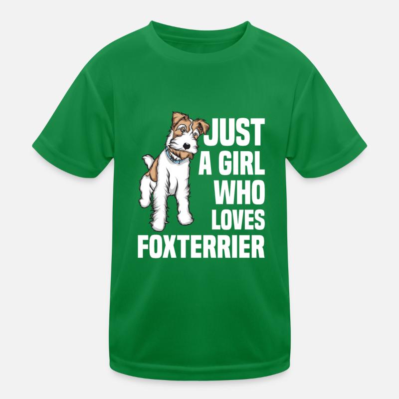 Foxterrier Drahthaar | Foxterrier T-shirt sport Enfant