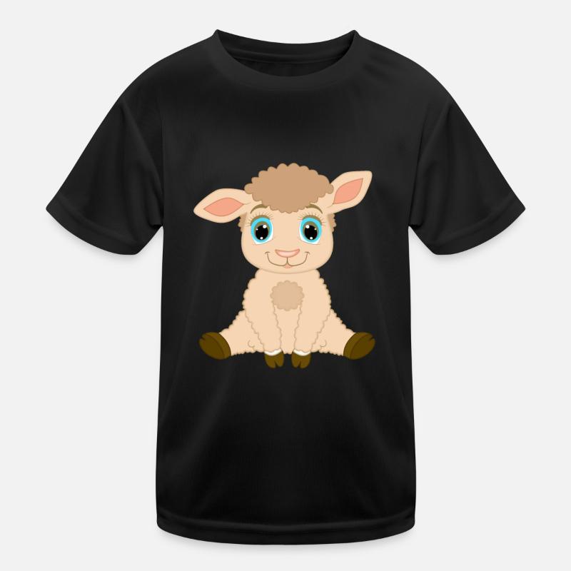 Lamm - Lämmchen Kinder Funktions-T-Shirt
