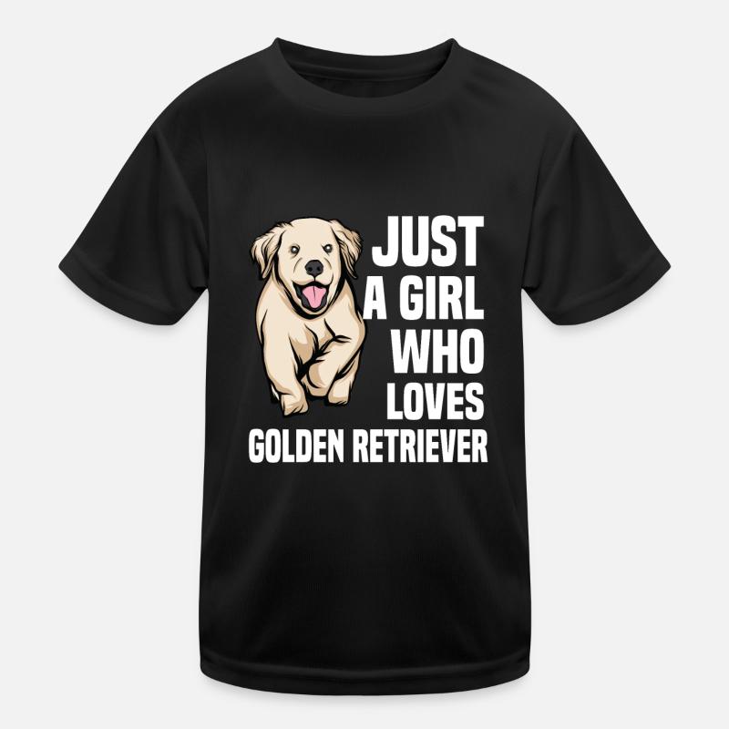 Golden-Retriever | Golden Retriever Kinder Funktions-T-Shirt