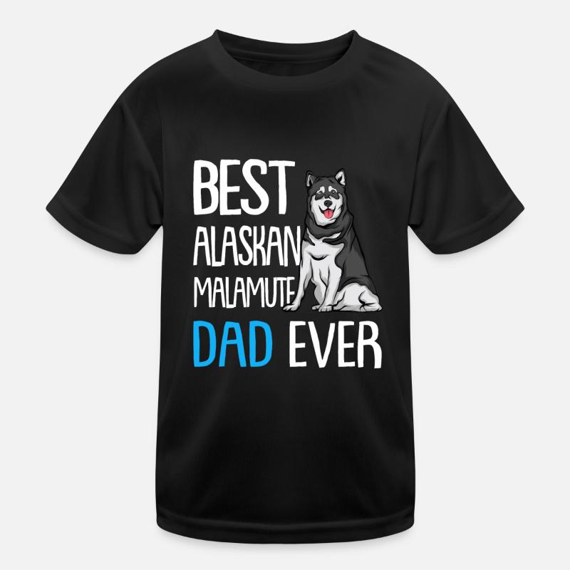 Alaskan Malamute Kids Functional T-Shirt