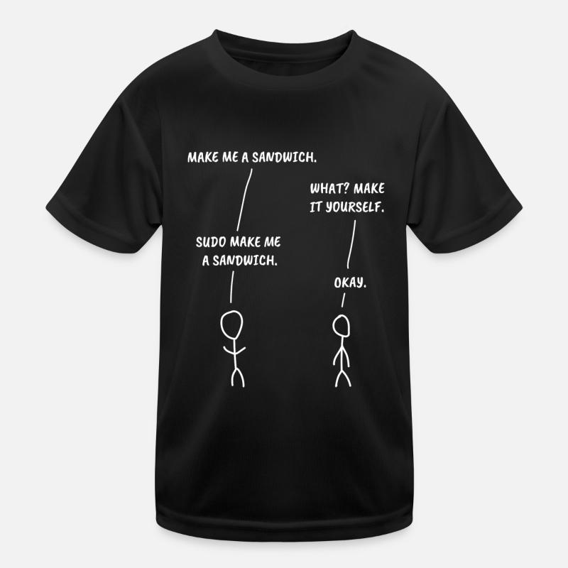 SUDO MAKE ME A SANDWICH T-shirt sport Enfant