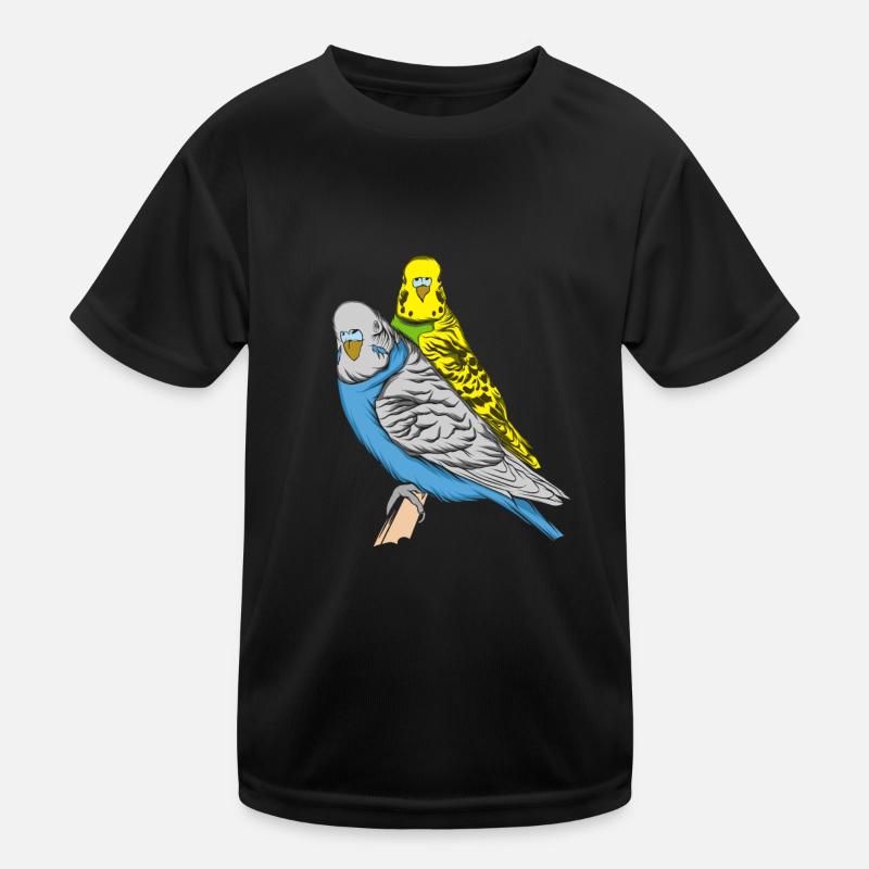 Wellensittich Kinder Funktions-T-Shirt