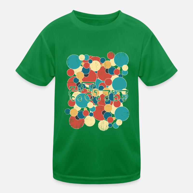Train Railway Railway Trains Train drivers Kids Functional T-Shirt