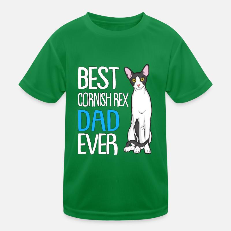 Cornish Rex Mama Papa Cat Mom | Cornish Rex Kids Functional T-Shirt
