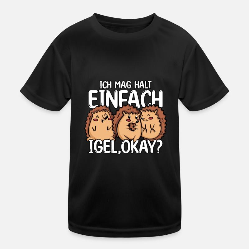 Igel Kinder Funktions-T-Shirt