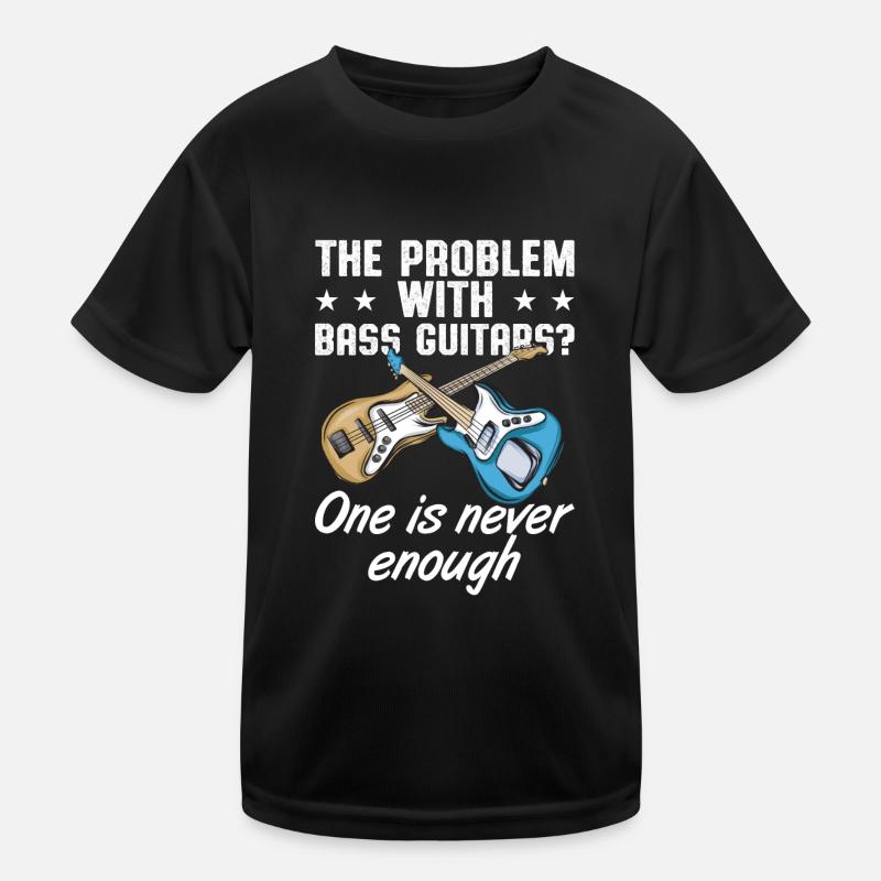 Bass Guitar Guitar Kids Functional T-Shirt