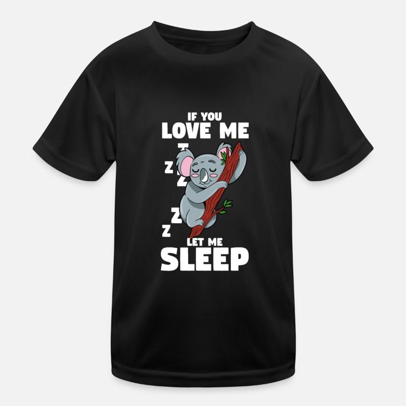 Koala - Kids Functional T-Shirt - black