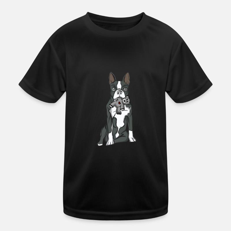 Boston Terrier Kids Functional T-Shirt