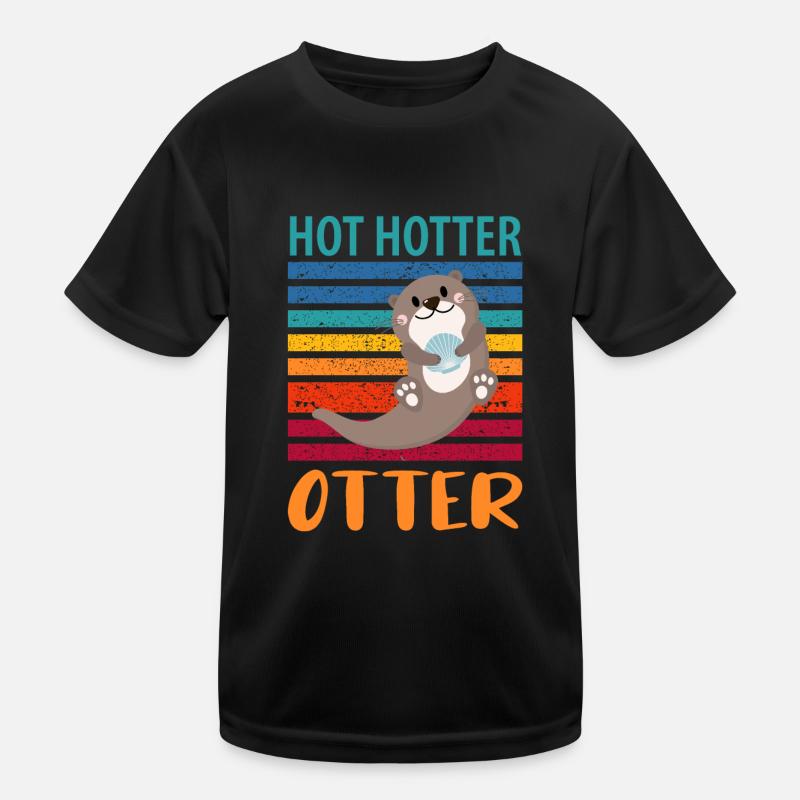Hot Hotter Otter Kids Functional T-Shirt