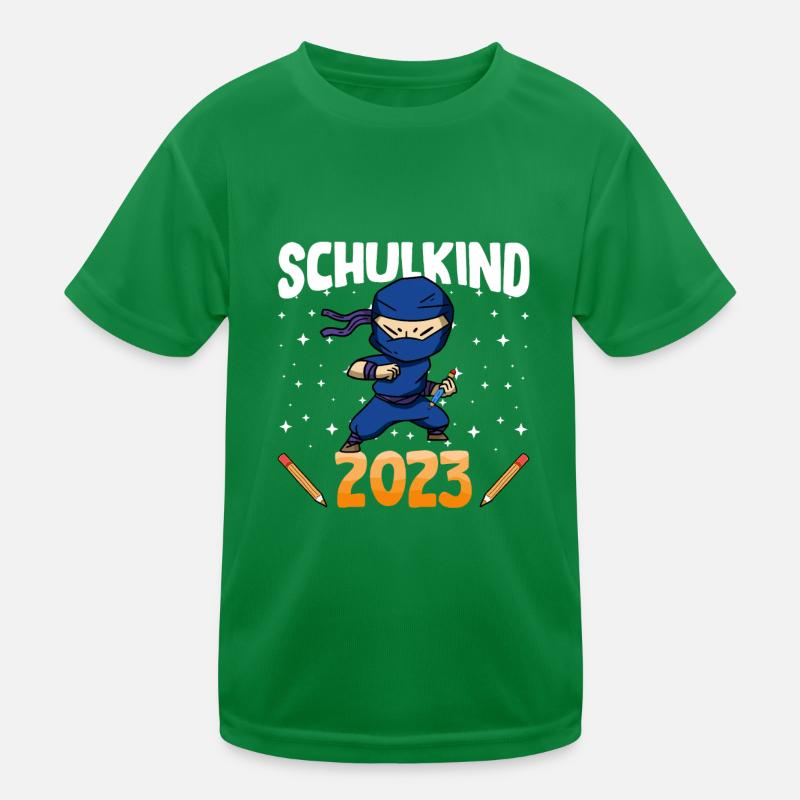 Schulkind 2023 Einschulung 1. Klasse Erstklassig Kinder Funktions-T-Shirt