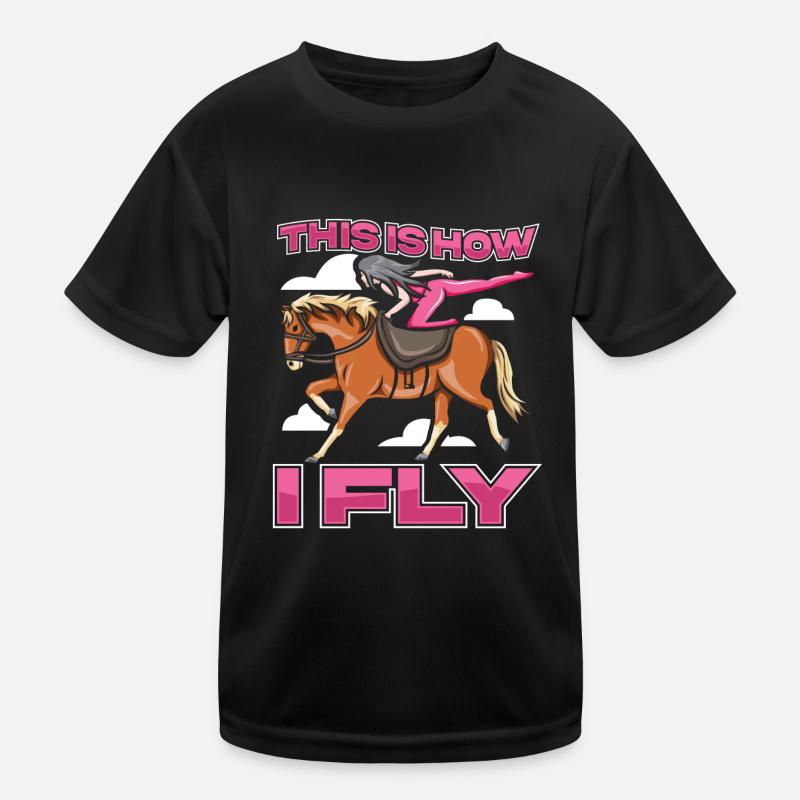 Voltigieren Kinder Funktions-T-Shirt