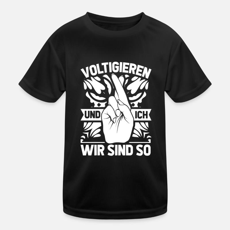 Voltigieren Kinder Funktions-T-Shirt