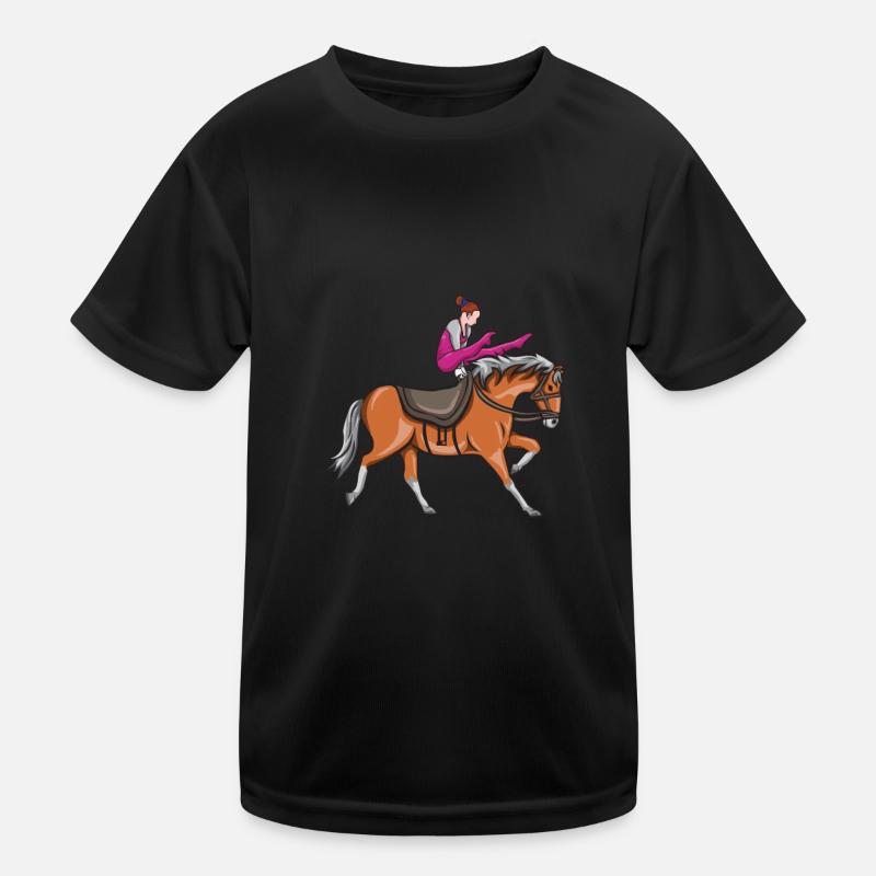 Voltigieren Kinder Funktions-T-Shirt