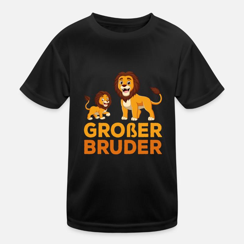 Großer Bruder 2023 Löwe Geschenk Kinder Funktions-T-Shirt