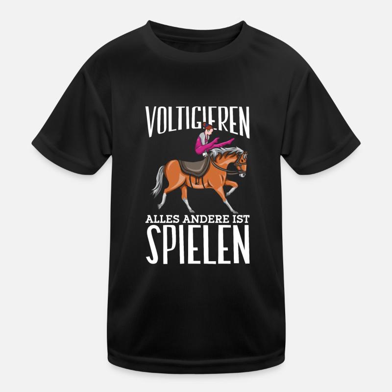 Voltigieren Kinder Funktions-T-Shirt