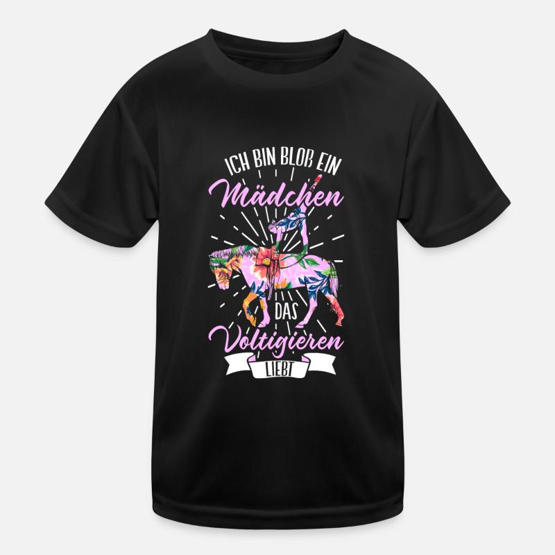 Voltigieren Kinder Funktions-T-Shirt
