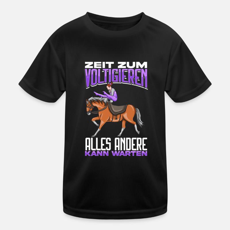 Voltigieren Kinder Funktions-T-Shirt