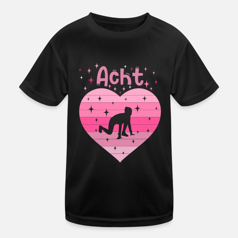 8. Geburtstag Tochter Mädchen Leichtathletik Kinder Funktions-T-Shirt