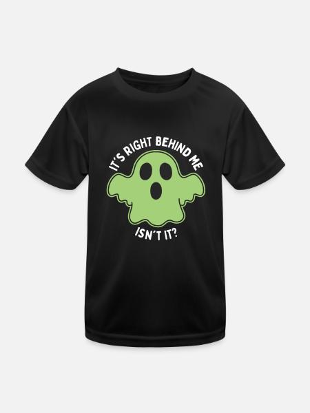 Halloween Ghost Hunt Scary Ghost Hunter Hunting - Kids Functional T-Shirt - black - Front