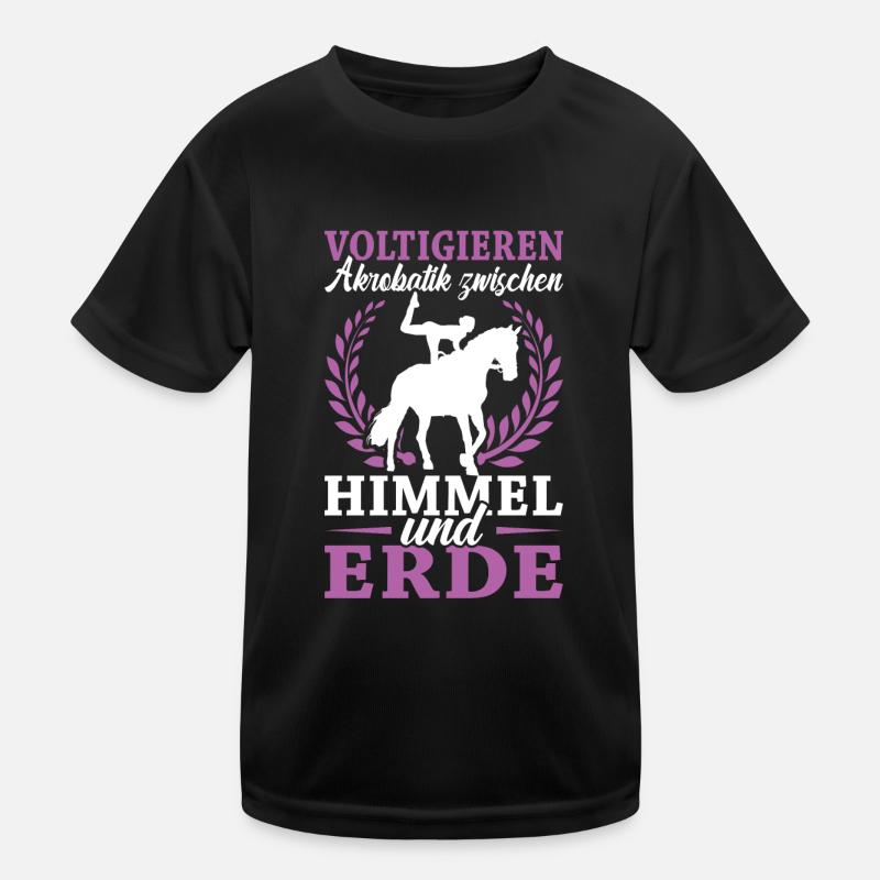 Voltigieren Kinder Funktions-T-Shirt