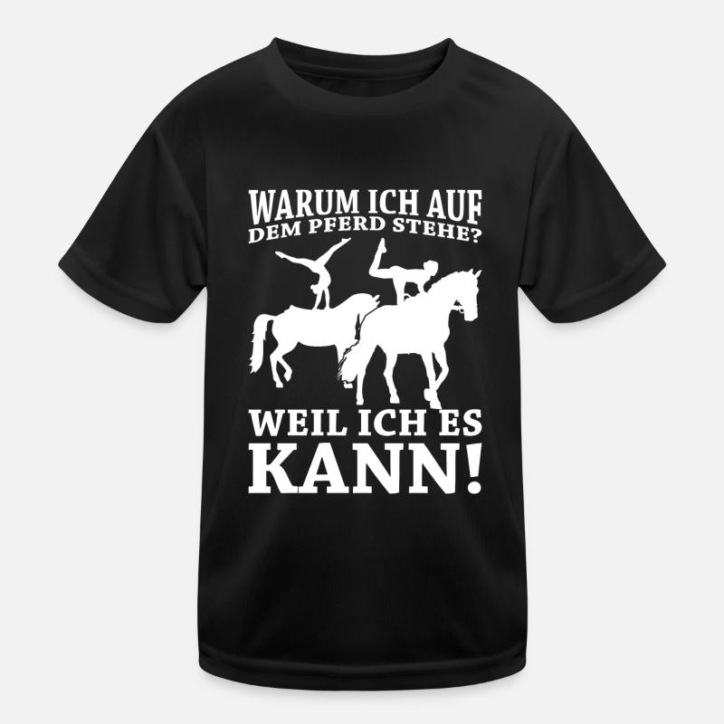 Voltigieren Kinder Funktions-T-Shirt