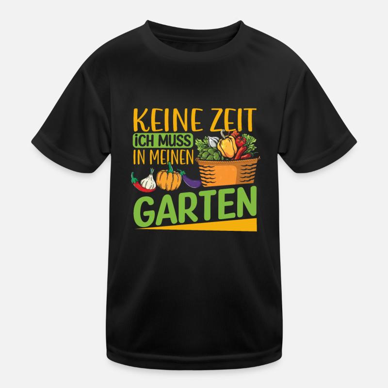 Gartenarbeit Gartenbau Gärtnerin Hobbygärtner Beet Kinder Funktions-T-Shirt