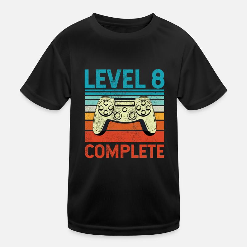 Level 8 Complete Kinder Funktions-T-Shirt
