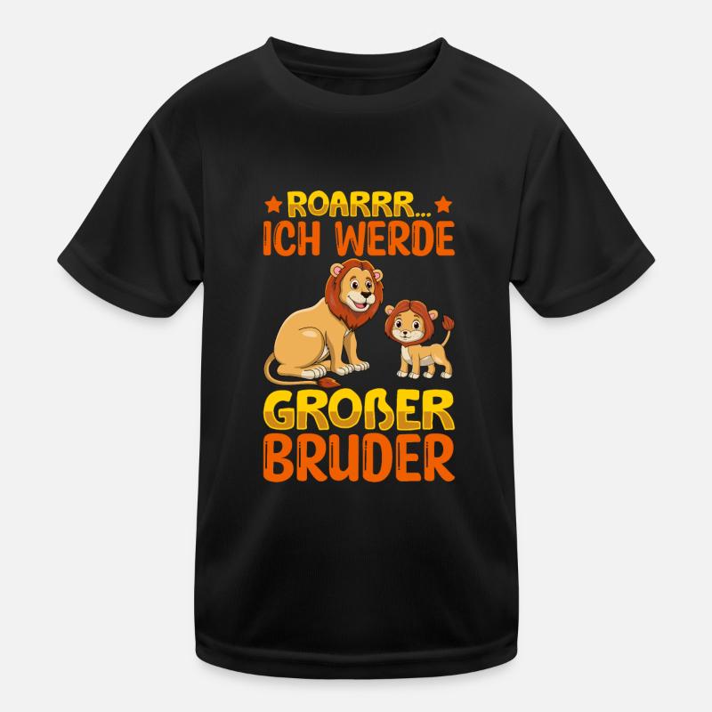 Großer Bruder 2023 Löwe Geschenk Kinder Funktions-T-Shirt