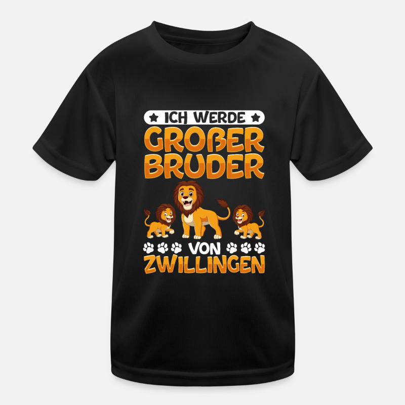 Großer Bruder 2023 Löwe Geschenk Kinder Funktions-T-Shirt