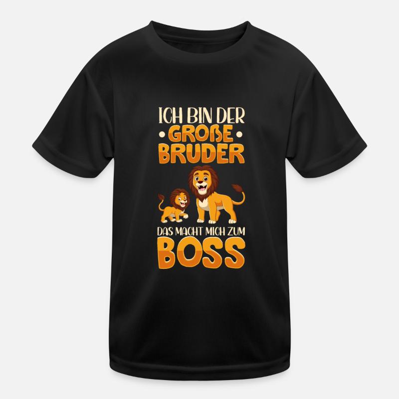 Großer Bruder 2023 Löwe Geschenk Kinder Funktions-T-Shirt