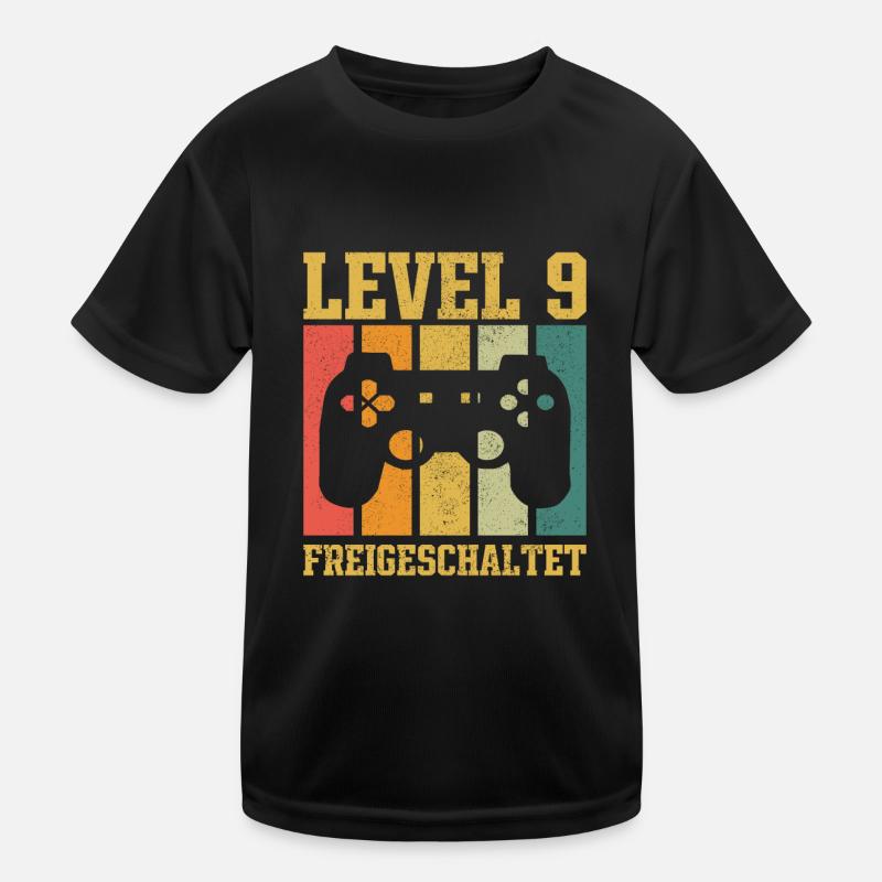 Level 9 freigeschaltet Kinder Funktions-T-Shirt