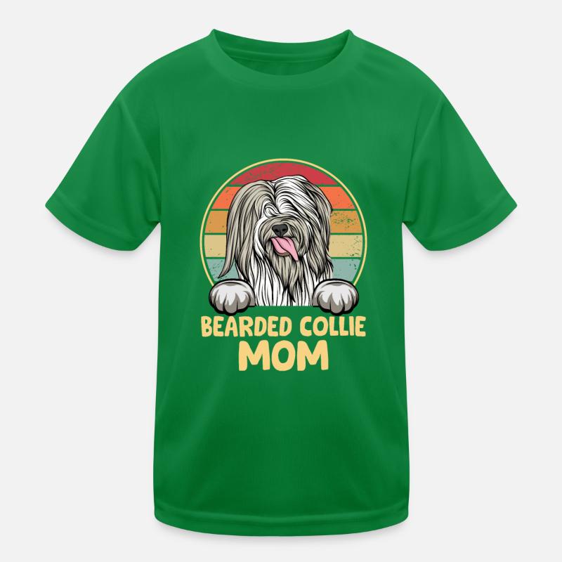 Bearded Collie Gift Chiens T-shirt sport Enfant