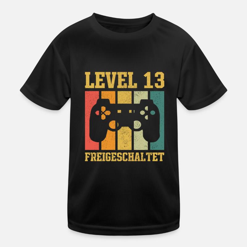 Level 13 freigeschaltet Kinder Funktions-T-Shirt